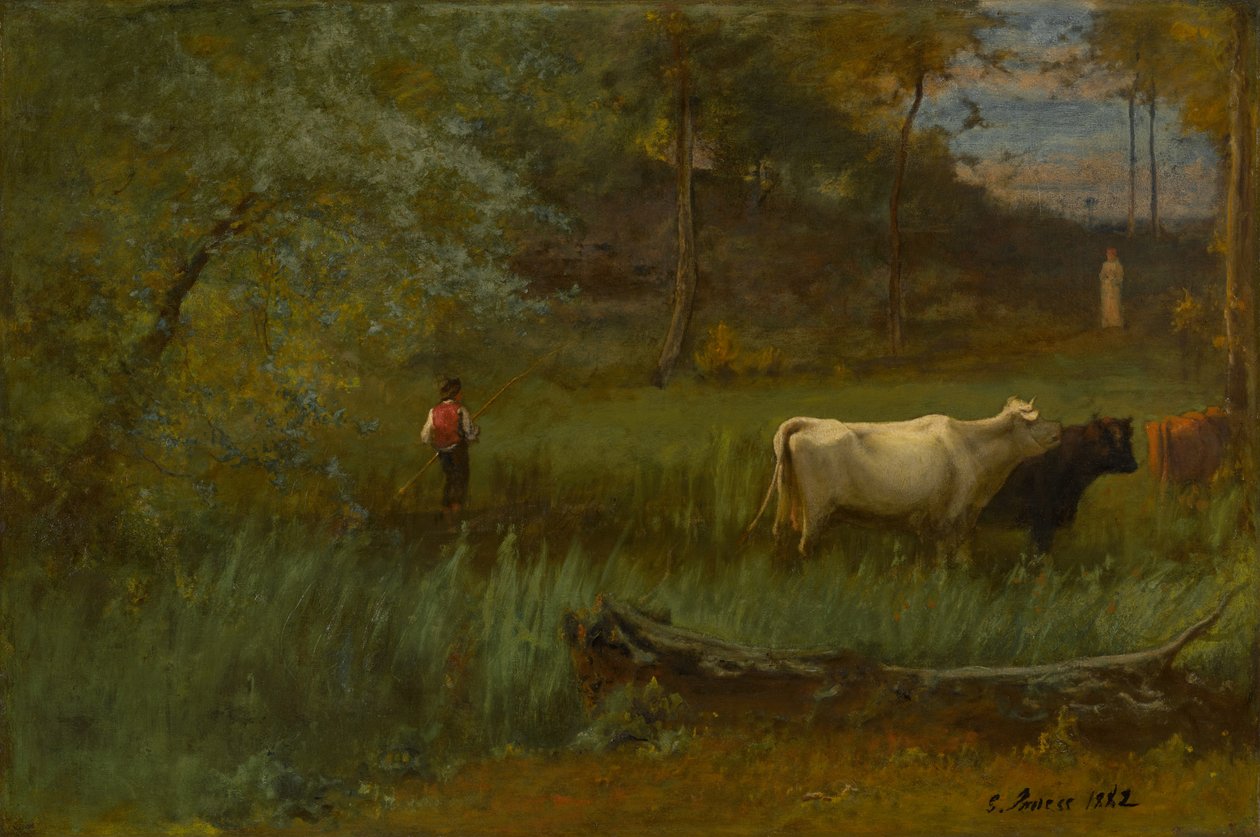 Een pastorale, c.1882-85 door George Snr. Inness