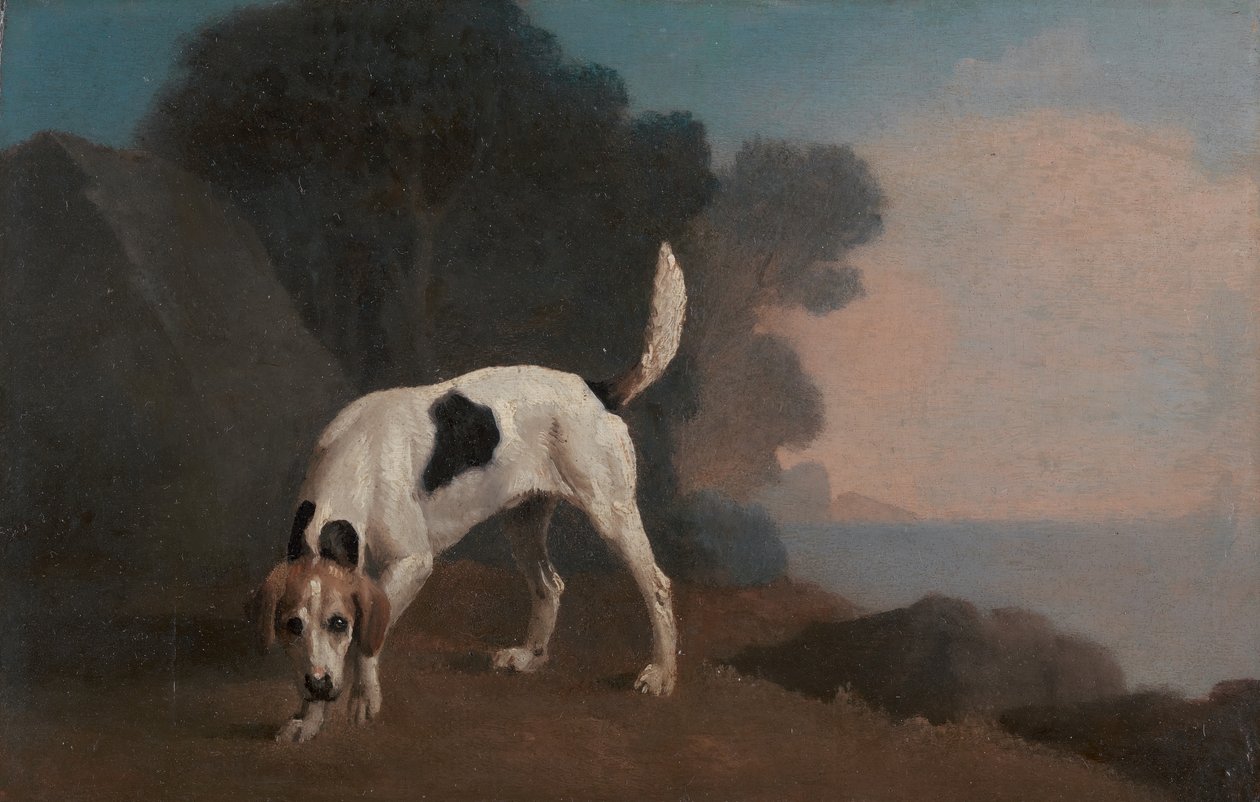 Foxhound, Foxhound op het Spoor, ca. 1760 door George Stubbs