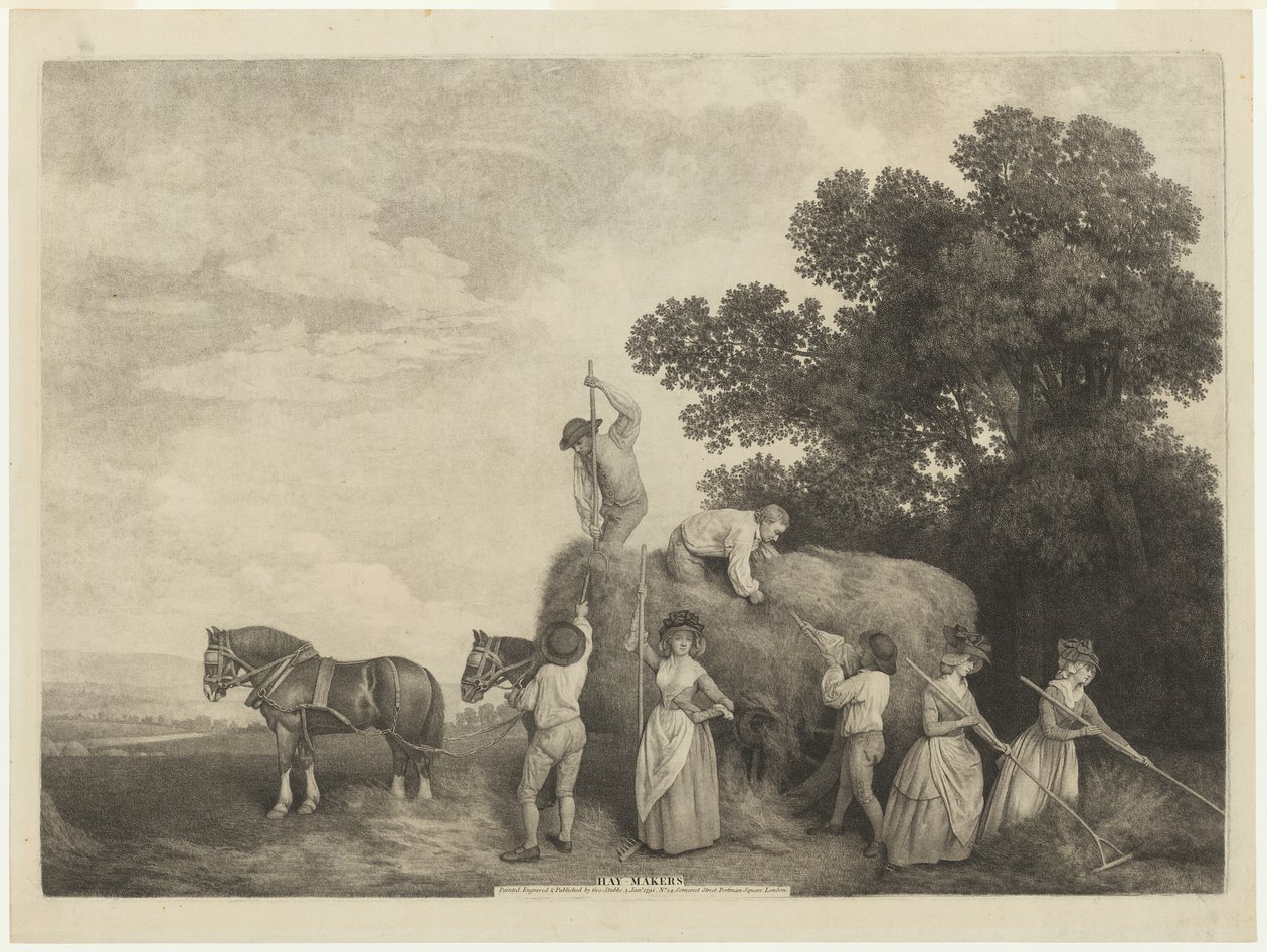 Hooimakers door George Stubbs