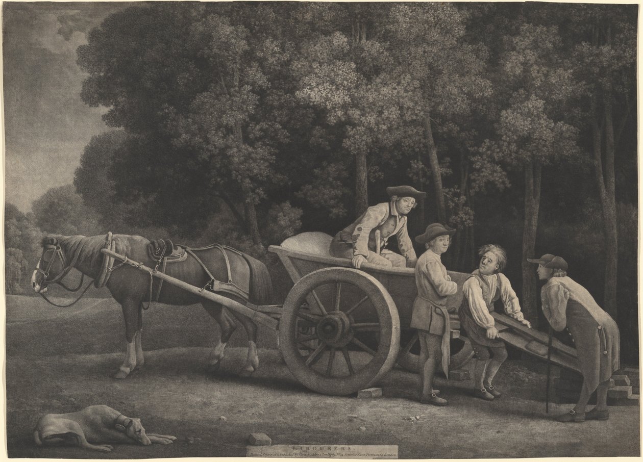 Arbeiders door George Stubbs