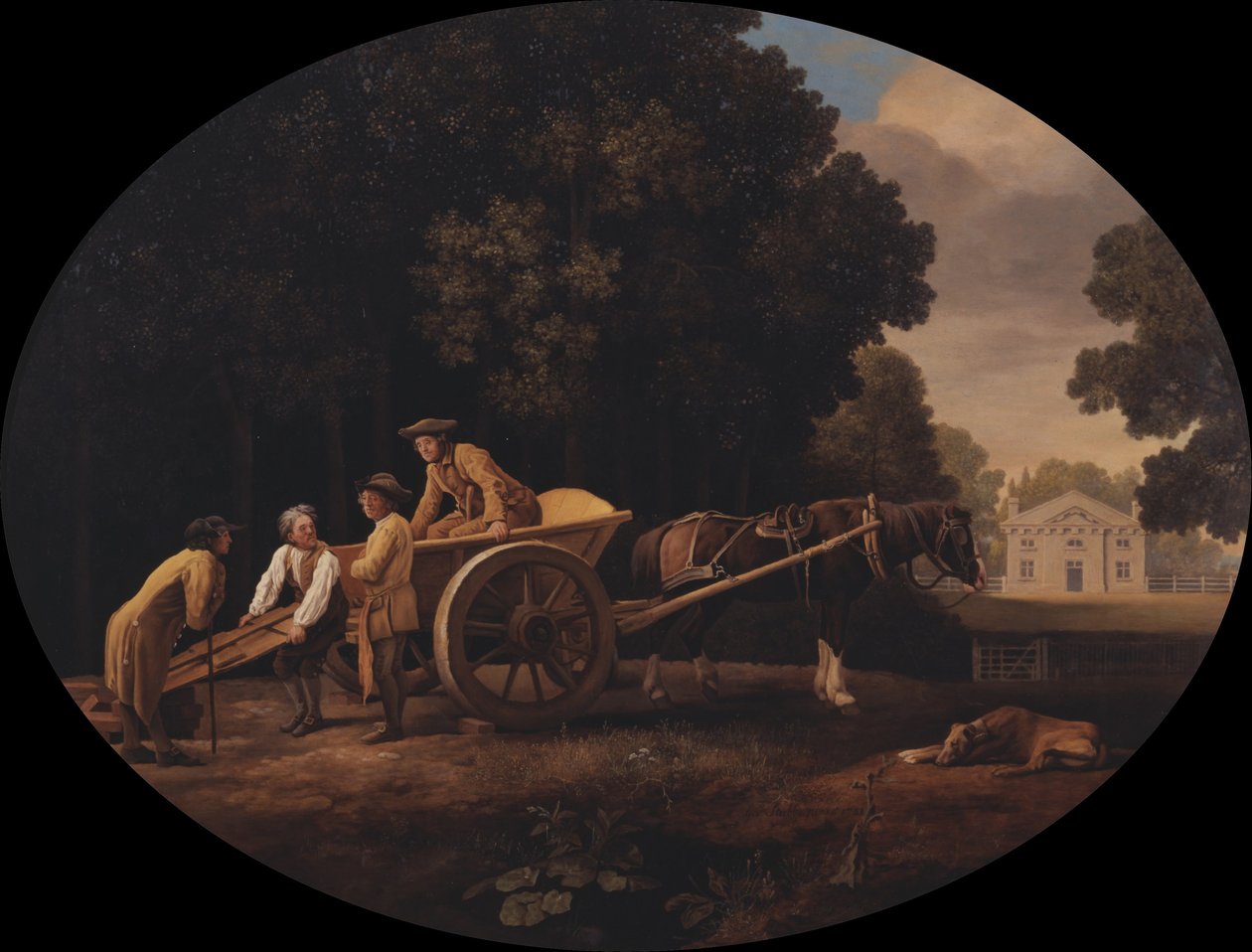 Arbeiders door George Stubbs