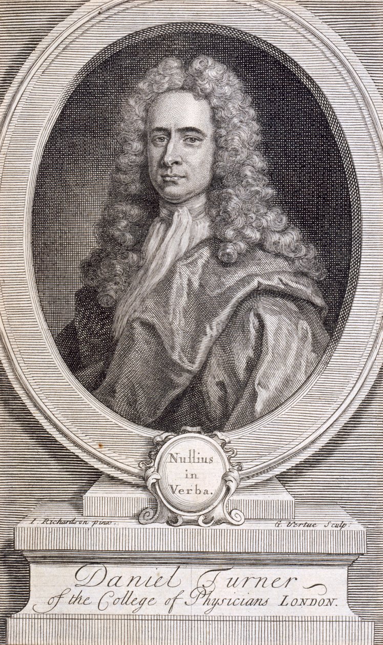 Daniel Turner, MD, LRCP, arts, 1717 door George Vertue