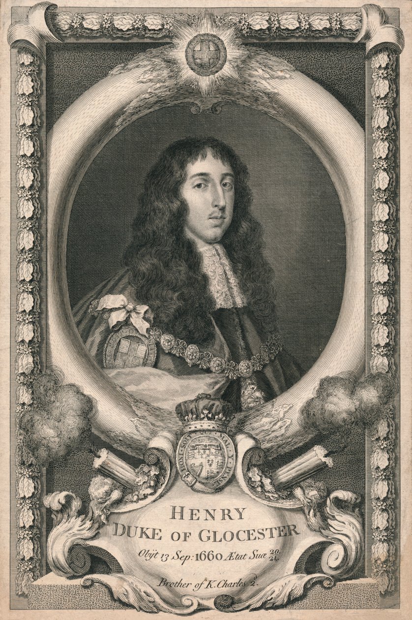 Hendrik, Hertog van Gloucester, 1736 door George Vertue