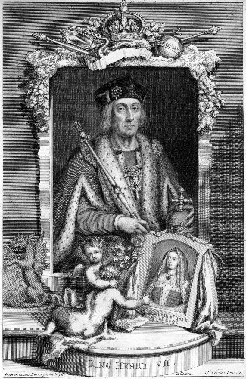 Hendrik VII van Engeland, 18e eeuw door George Vertue