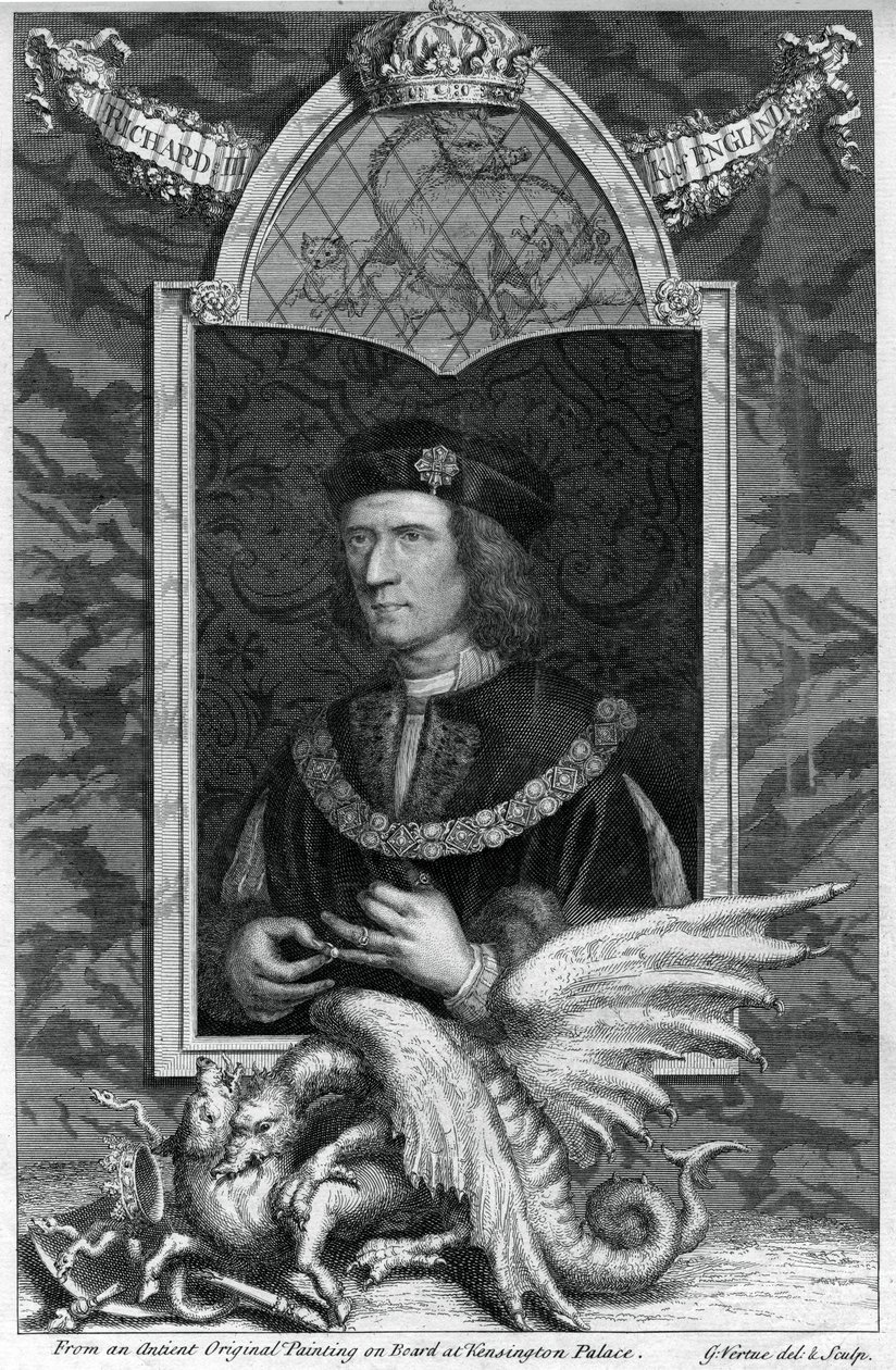 Richard III van Engeland, 18e eeuw door George Vertue