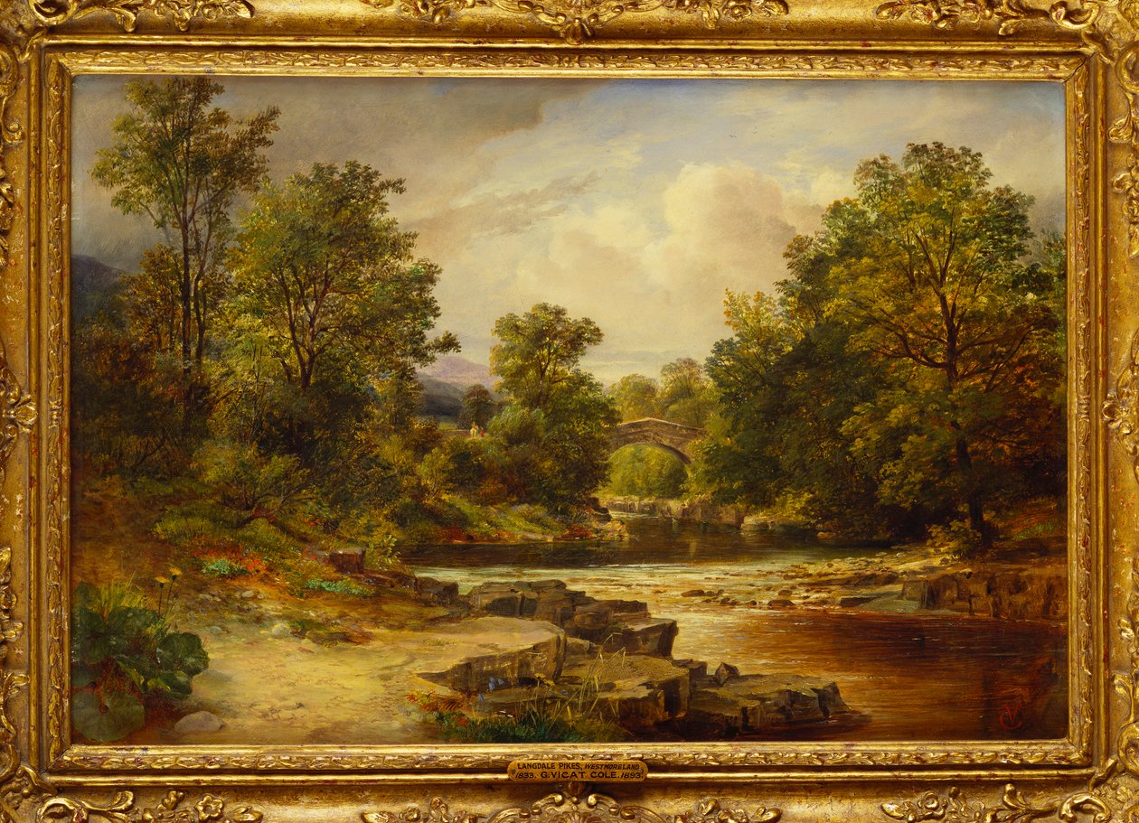 Langdale Pikes, Westmorland door George Vicat Cole