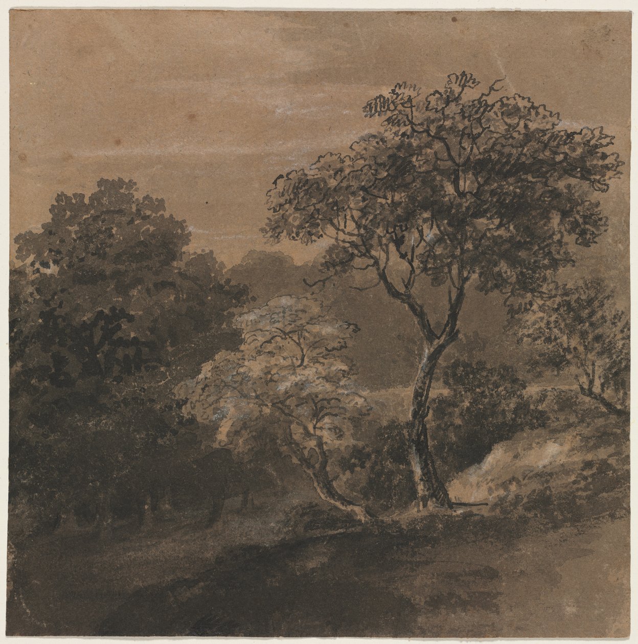 Landschap door George Vincent