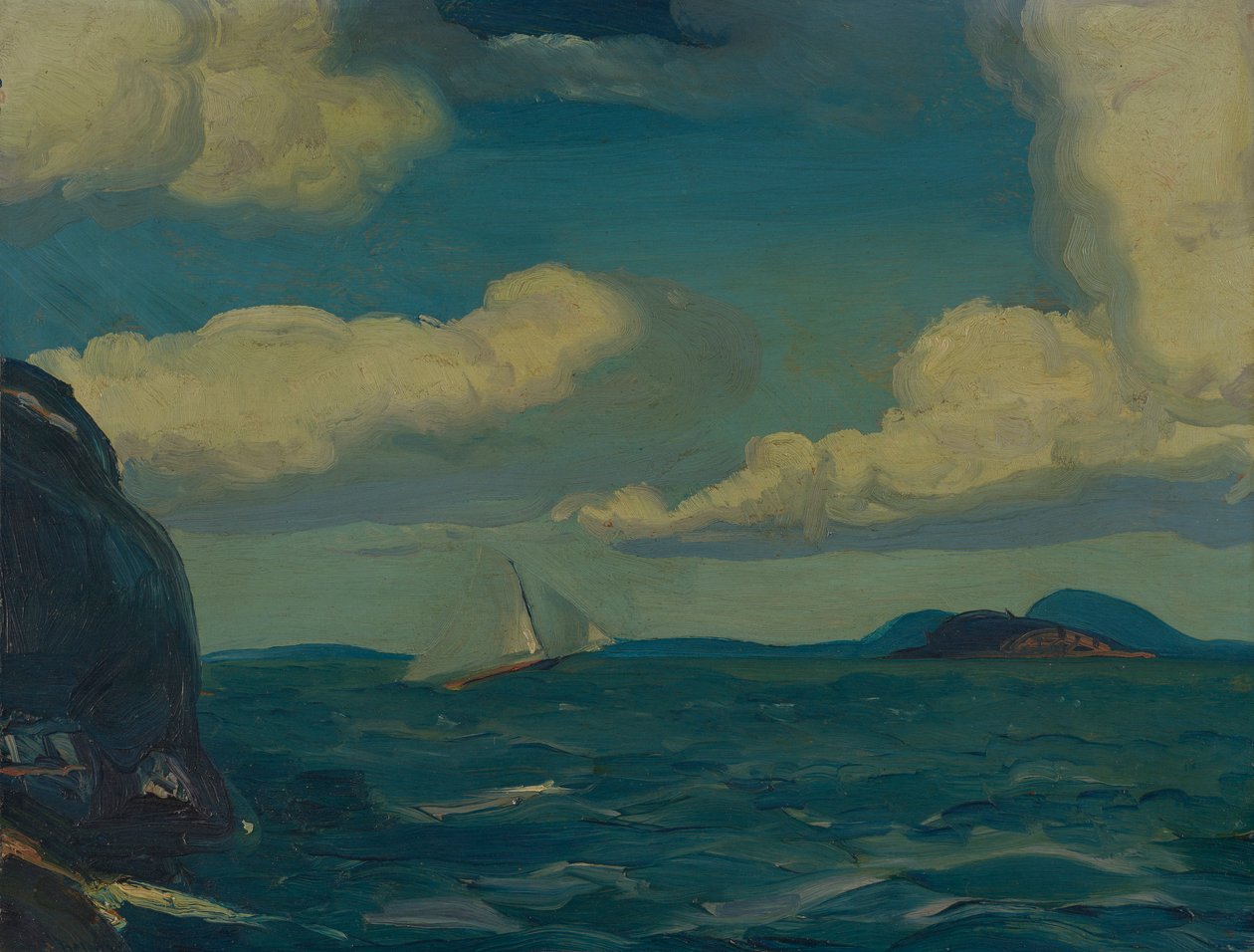 Een Frisse Bries door George Wesley Bellows