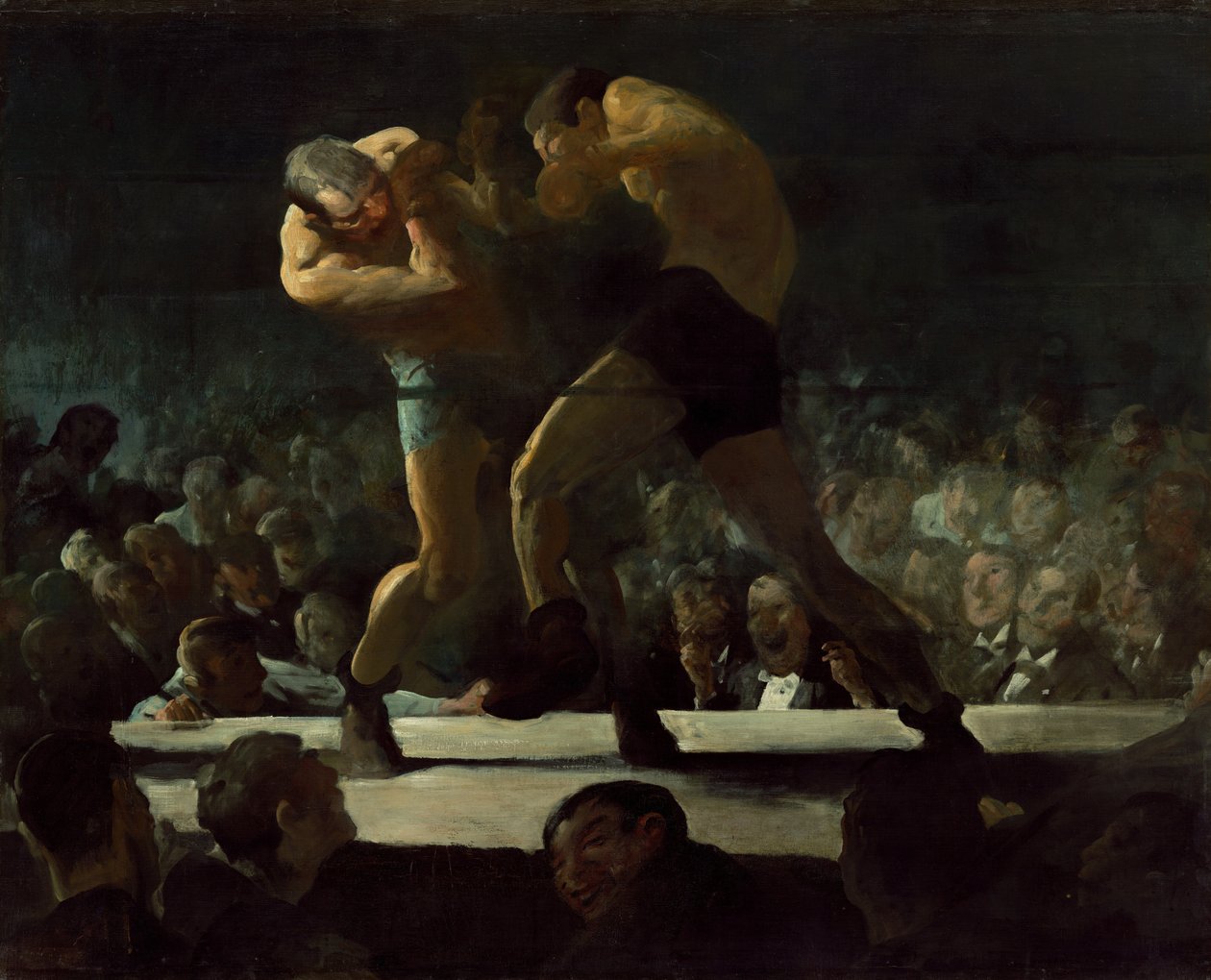 Clubnacht, 1907 door George Wesley Bellows