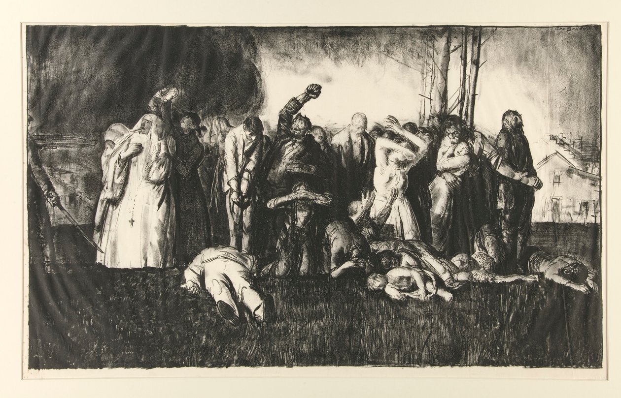 Bloedbad: Oorlogserie door George Wesley Bellows