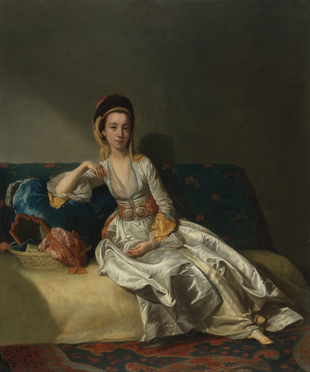 Nancy Parsons in Turkse kleding door George Willison