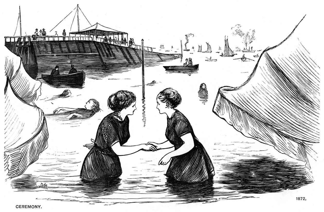 Ceremonie, 1872 door George du Maurier