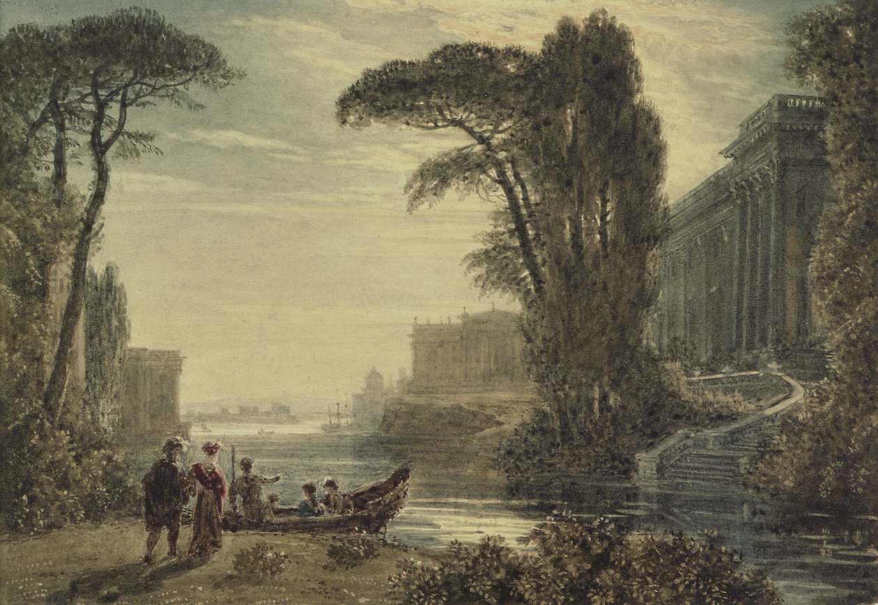 Een Klassieke Compositie door George the Younger Barret