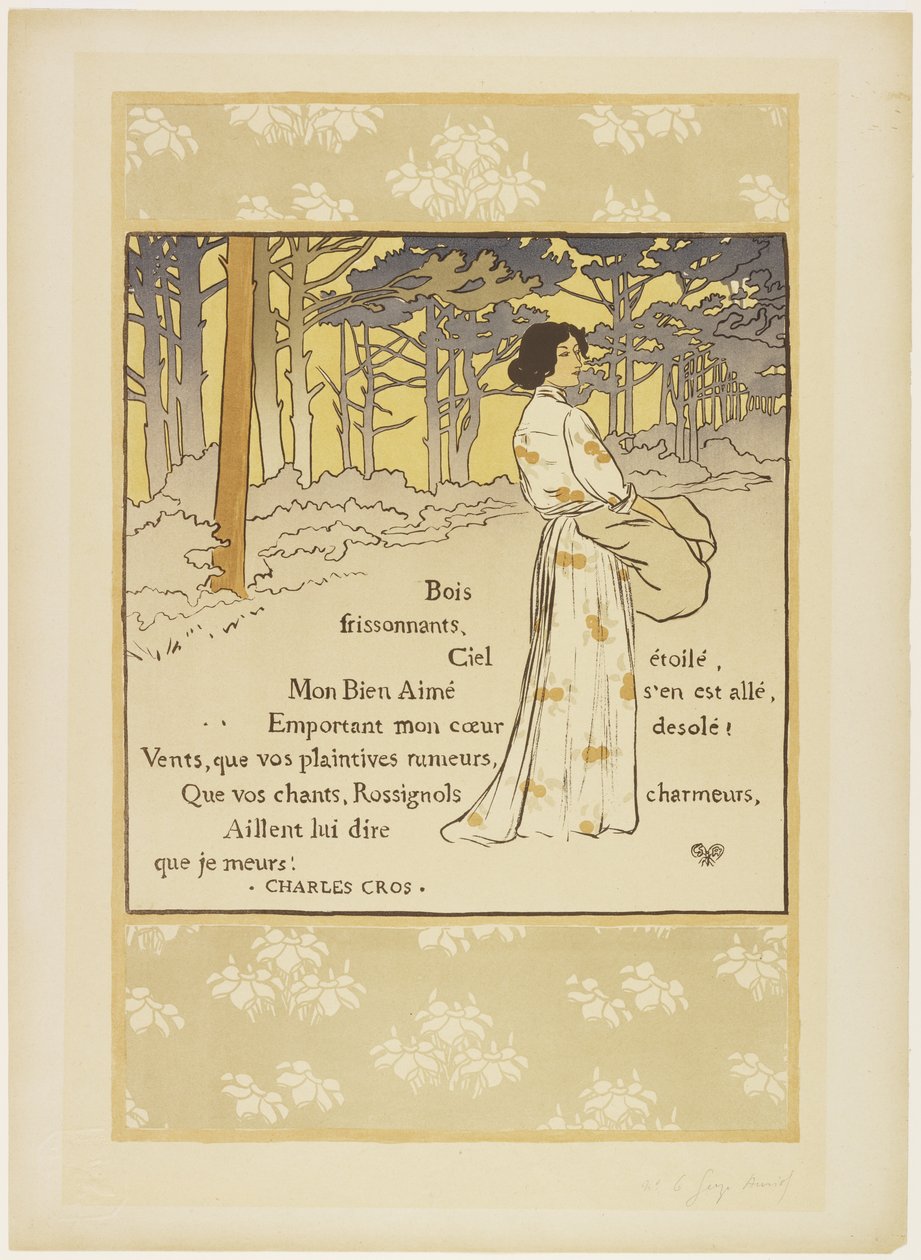 Bois frissonnants (Bevende Bossen), 1893 door Georges Auriol
