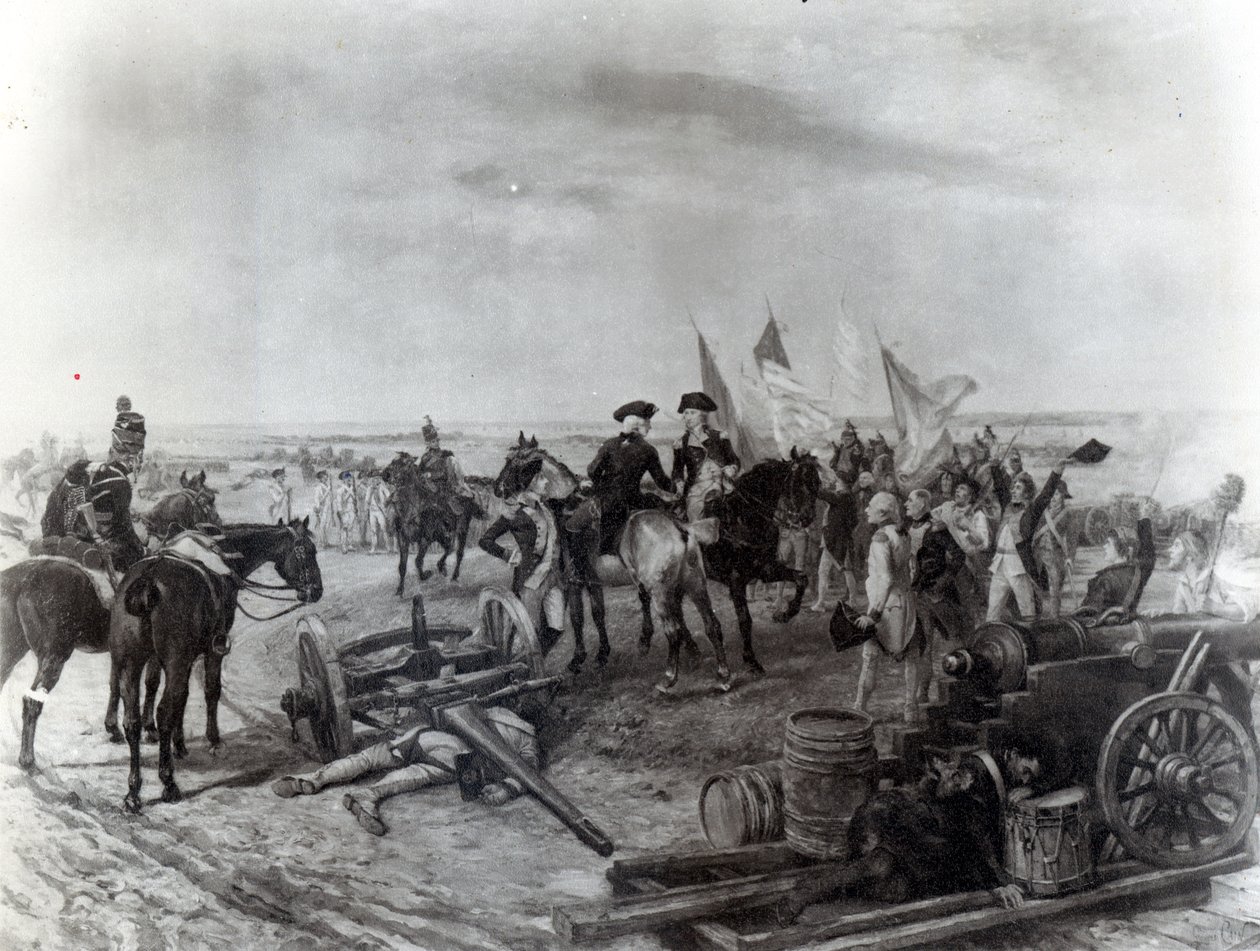 Na de slag door Georges Jules Auguste Cain