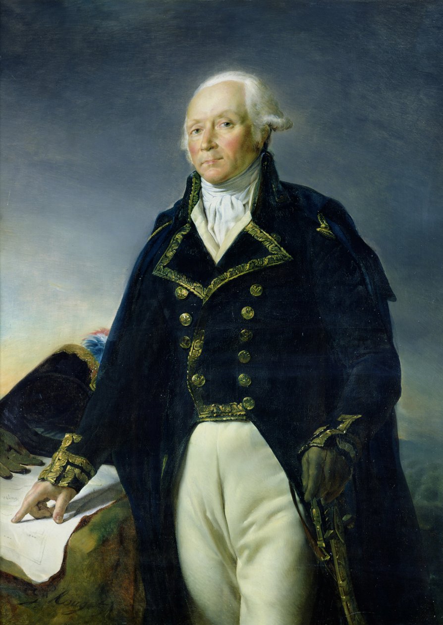 Portret van Francois-Christophe Kellermann (1735-1820) c.1835 door Georges Rouget