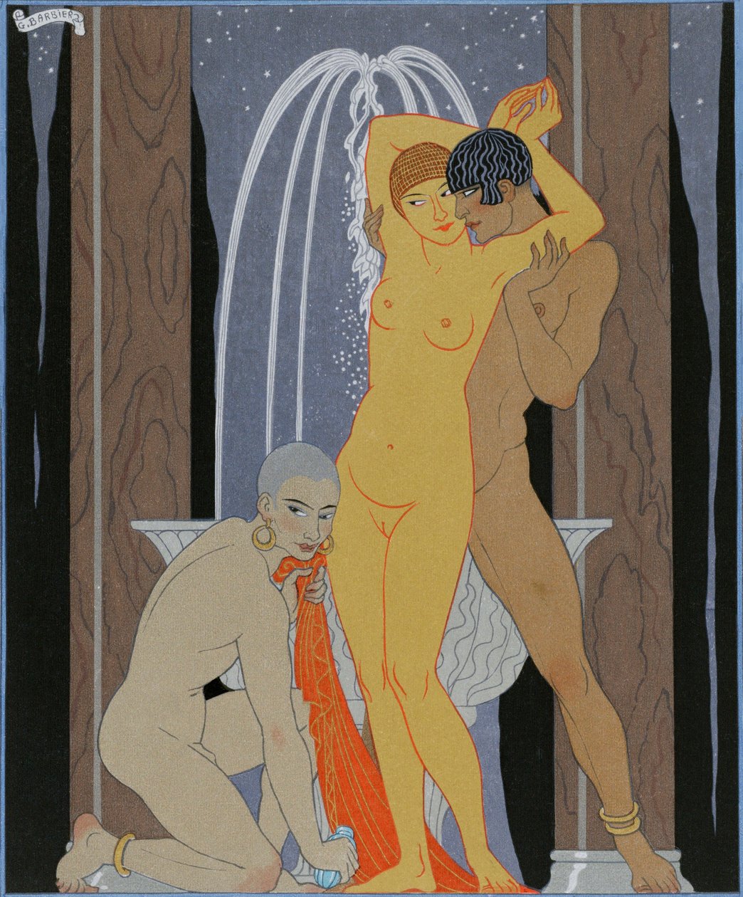 Clodia, Onbeschaamde Matrone door Georges Barbier