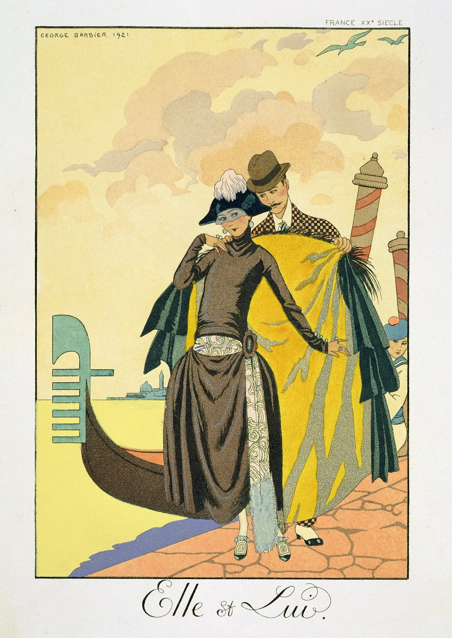 Zij en Hij door Georges Barbier