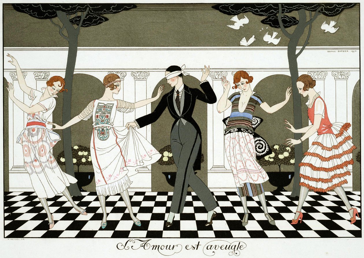 Liefde is blind door Georges Barbier