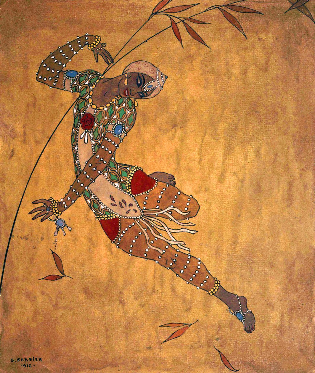 Vaslav Nijinsky (1889-1950) door Georges Barbier