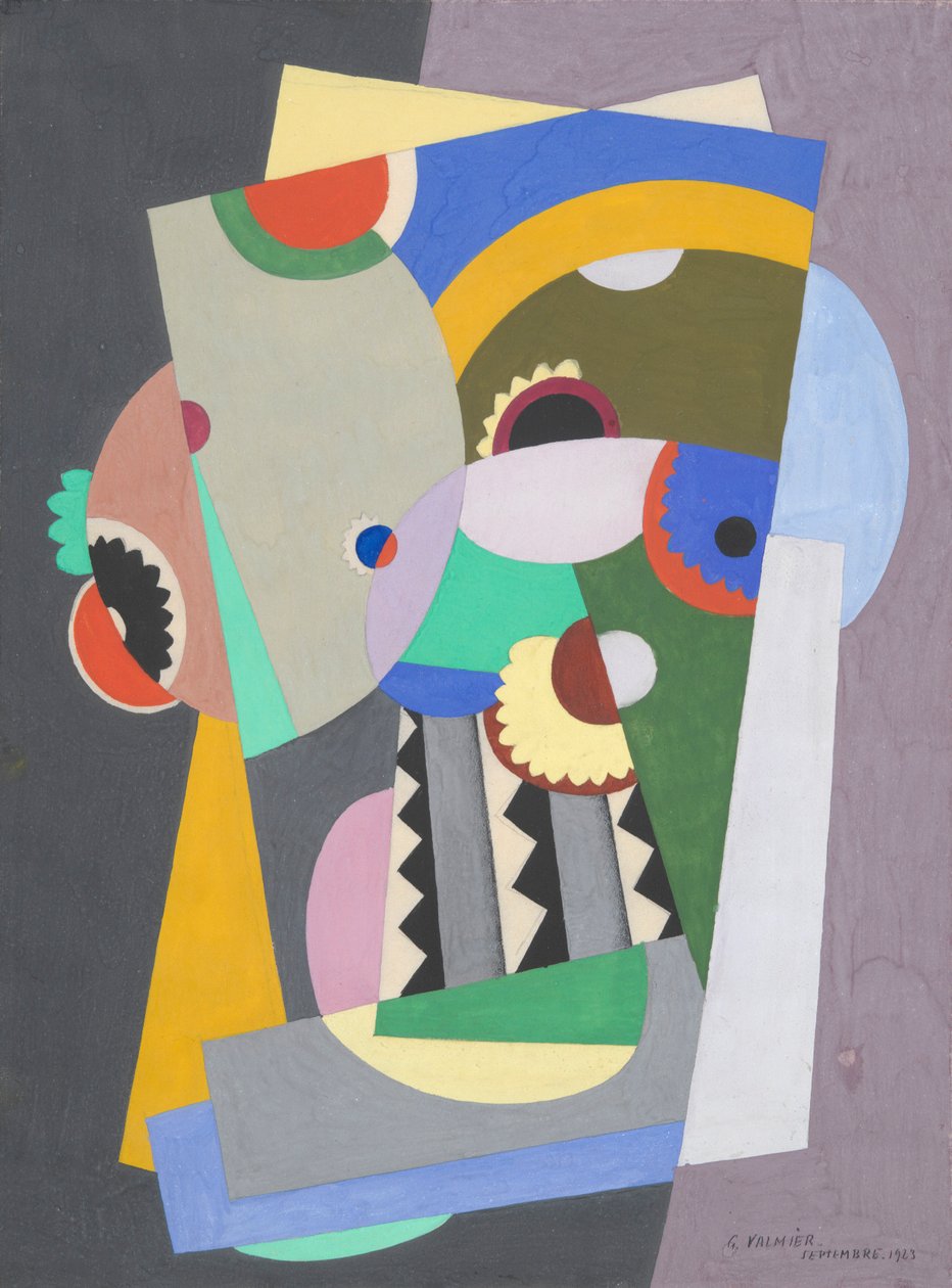 Compositie, 1923 door Georges Valmier