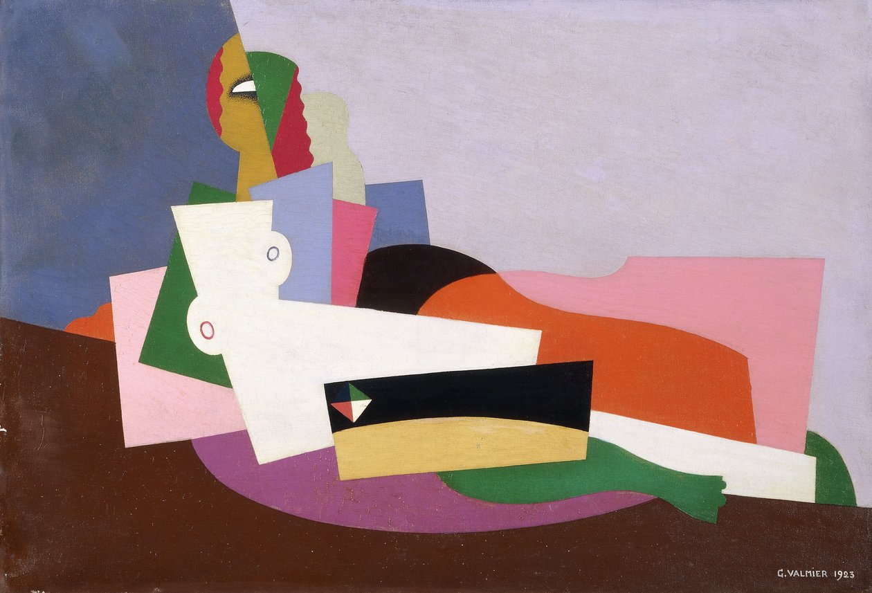 Liggend Naakt, 1923 door Georges Valmier