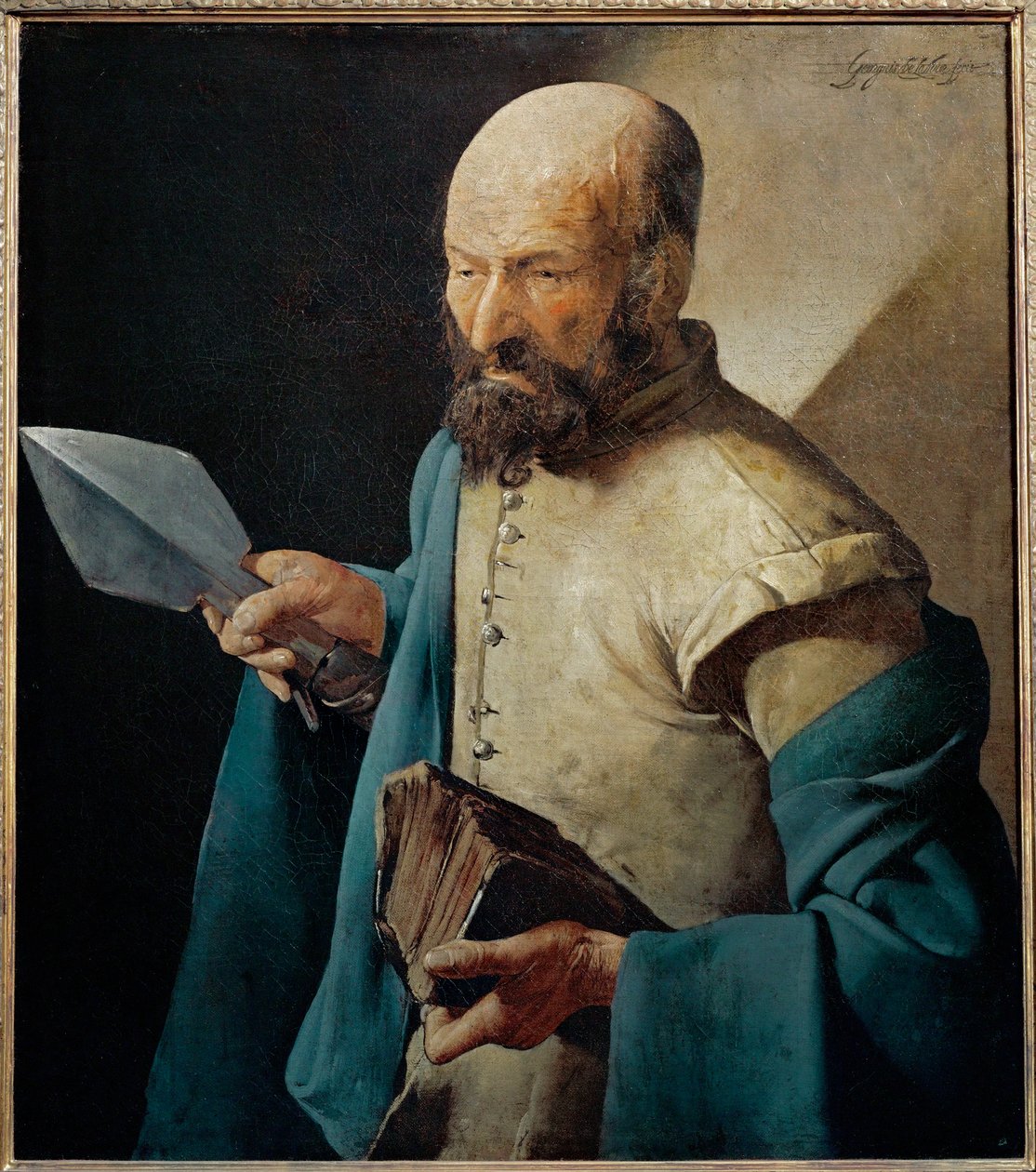 Sint Thomas ... door Georges de La Tour