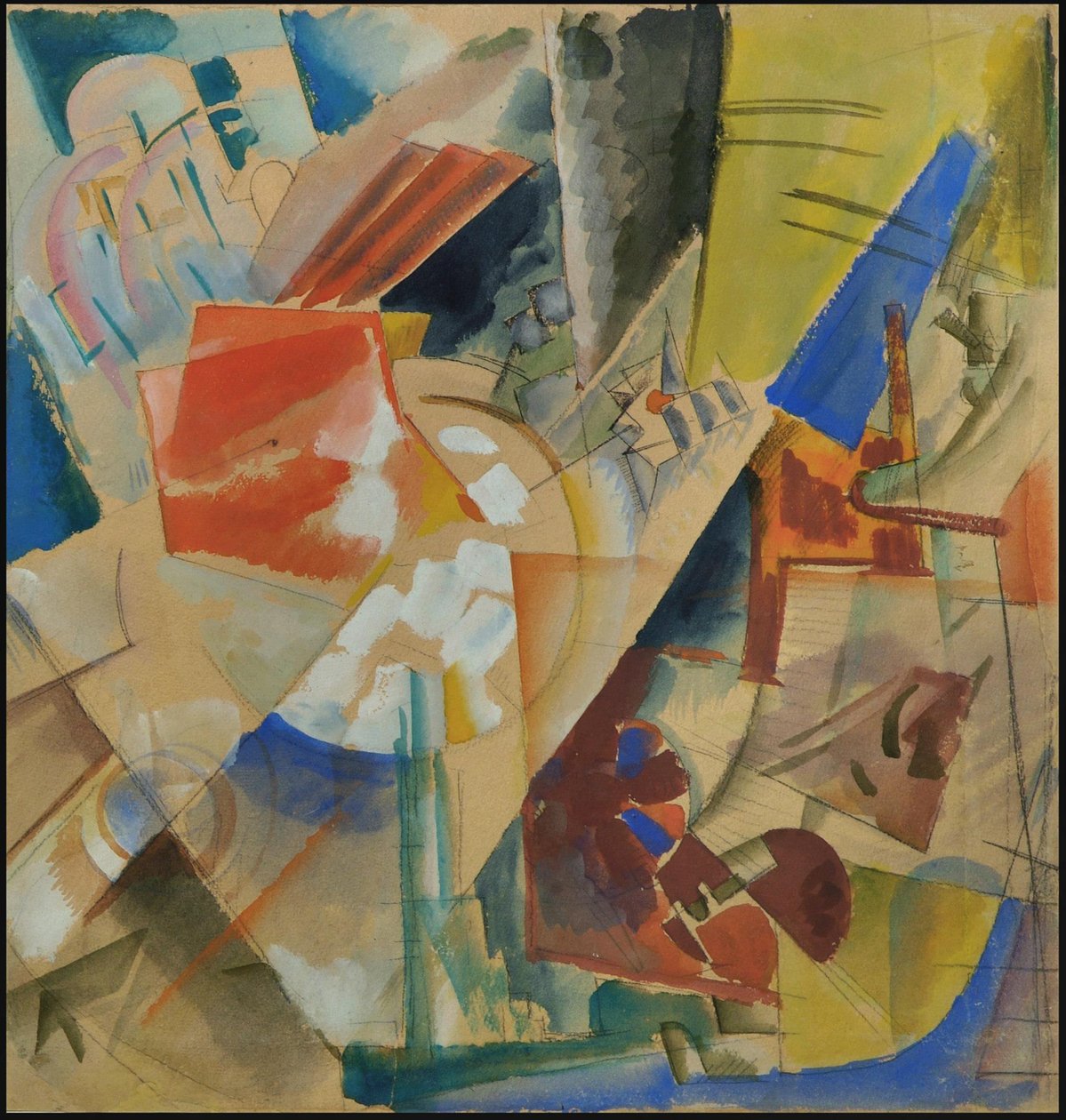Constructieve compositie, 1919 door Georgy Alexandrovich Echeistov