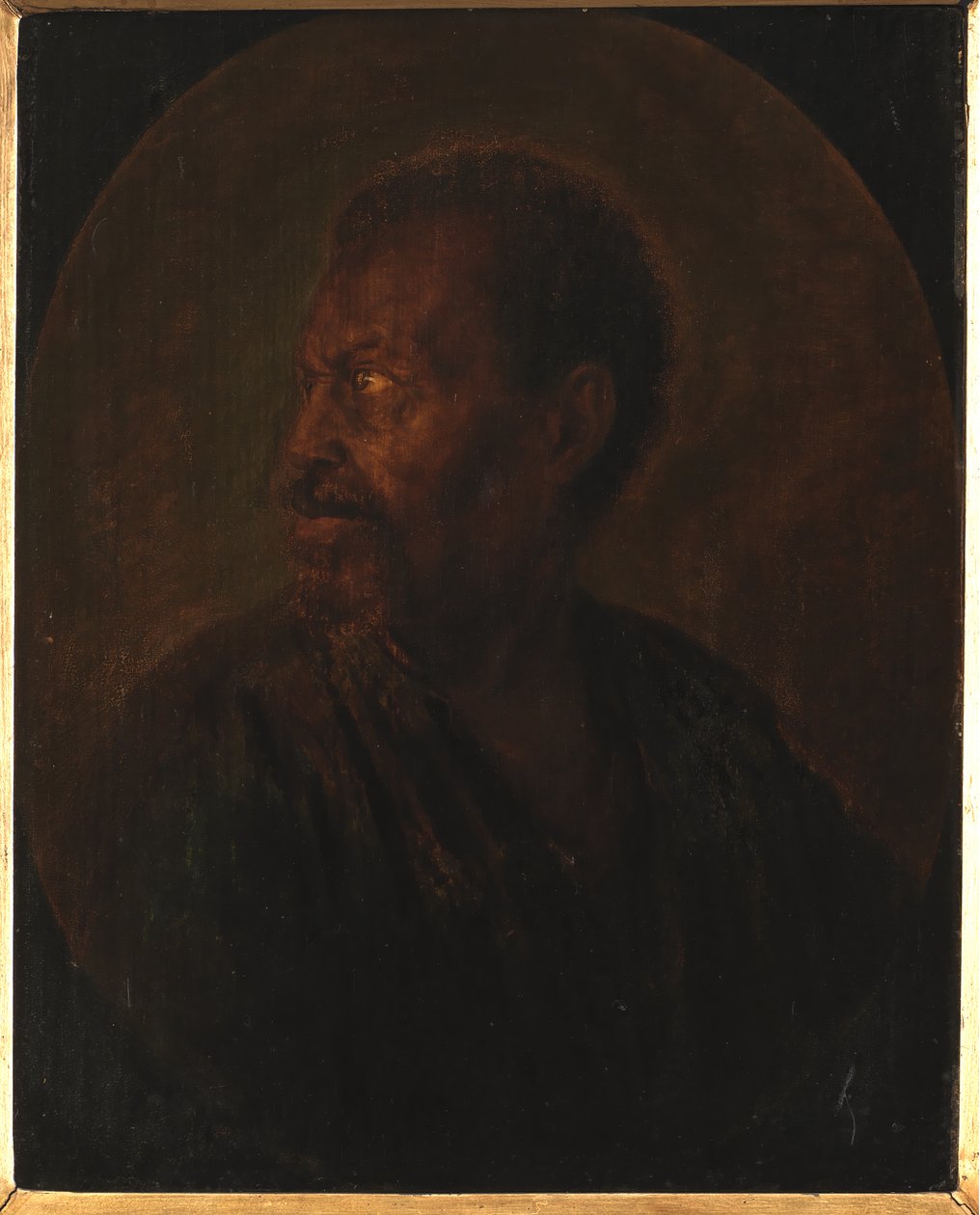 Hoofd van een Afrikaan door Gerrit Dou