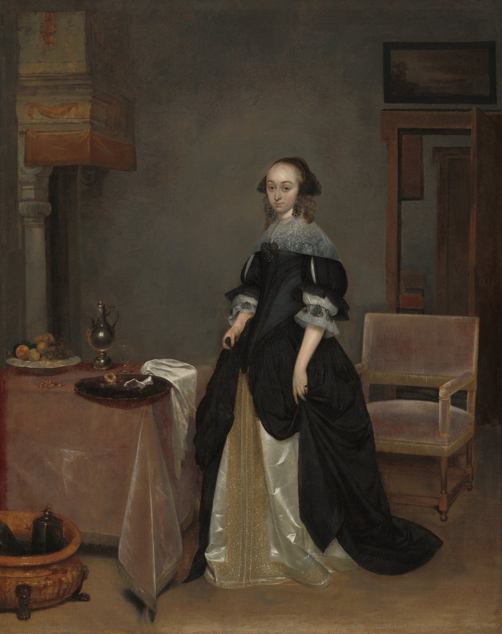 Maria van Suchtelen door Gerard Ter Borch the Younger