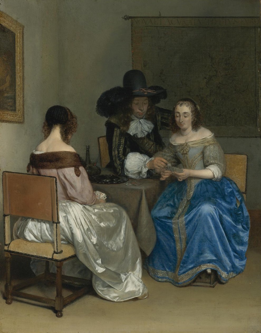 De kaartspelers door Gerard ter Borch