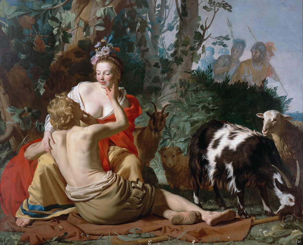 Granida en Daifilo door Gerard van Honthorst