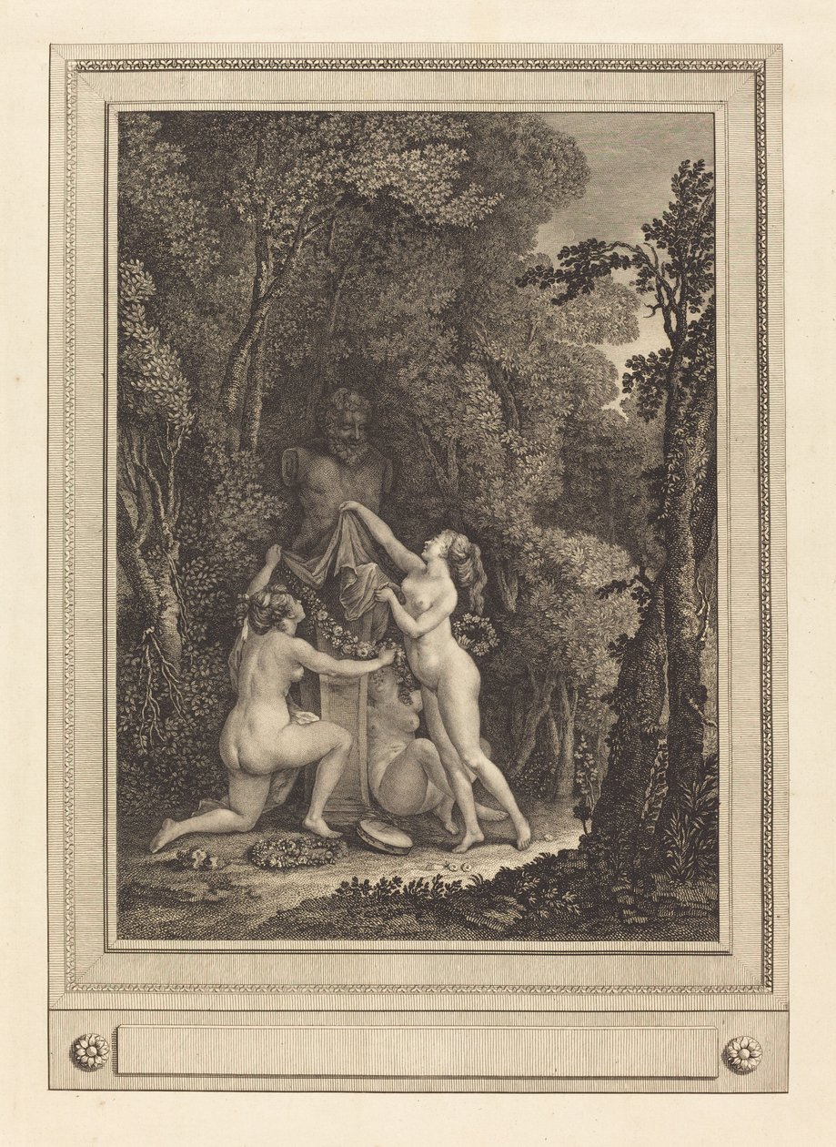 Les nymphes scrupuleuses, 1784 door Geraud Vidal