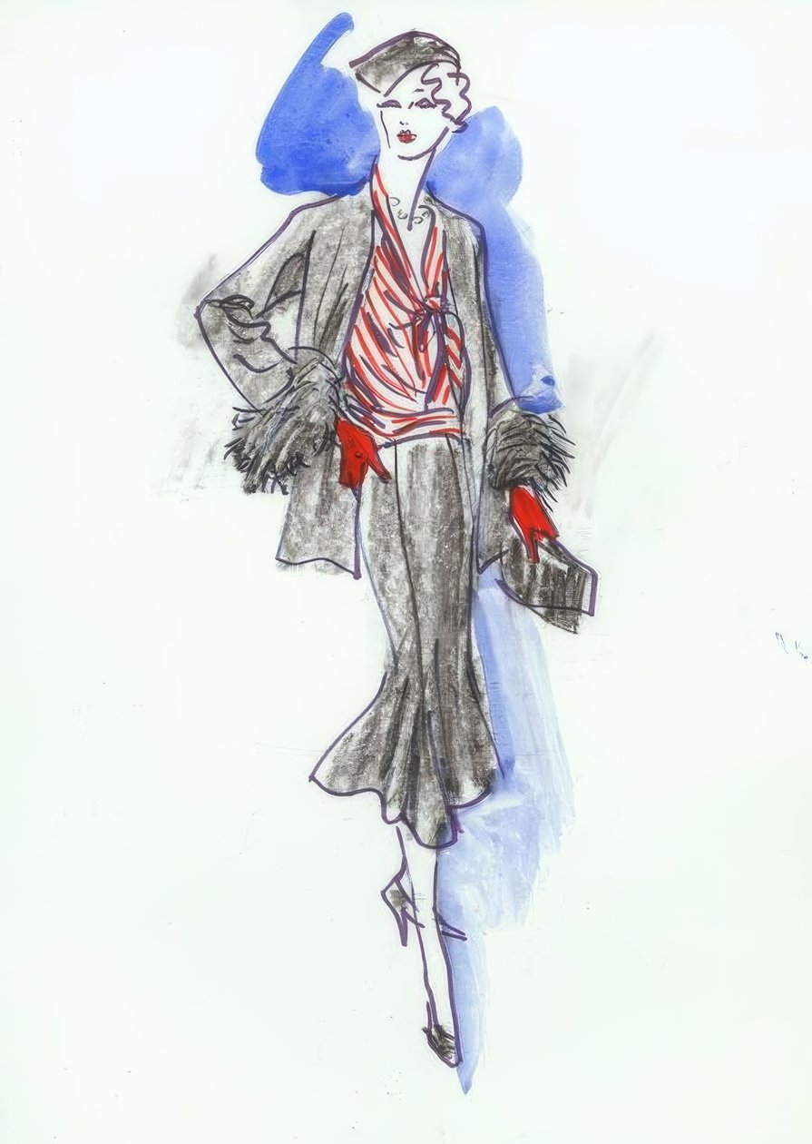 Damesmode 1931, kostuum / Gerd Hartung door Gerd Hartung