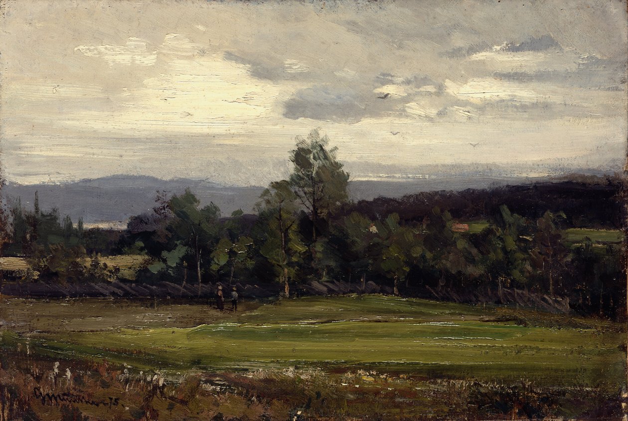 Velden bij Hedmark in de zomer door Gerhard Peter Frantz Vilhelm Munthe