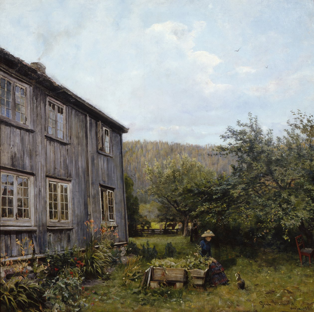 In de tuin door Gerhard Peter Frantz Vilhelm Munthe