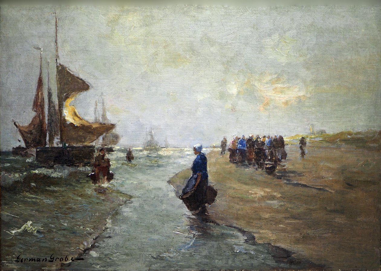 Onbekend schilderij door German Grobe