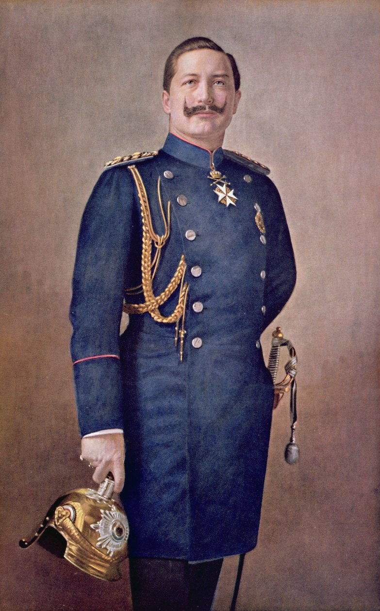 Portret van Kaiser Wilhelm II (1859-1941) c.1900 door German School