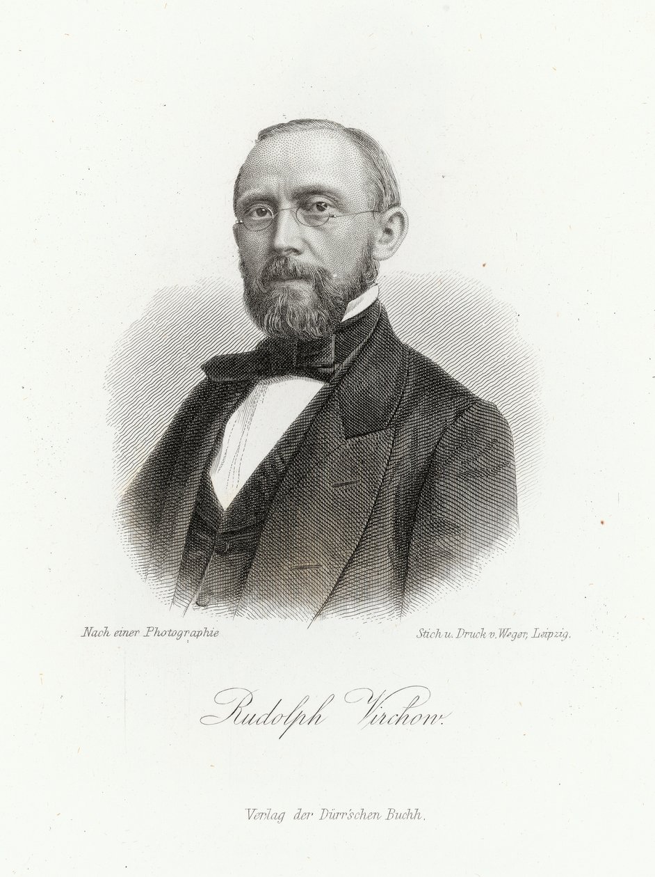 Rudolph Virchow (1821-1902) in de 