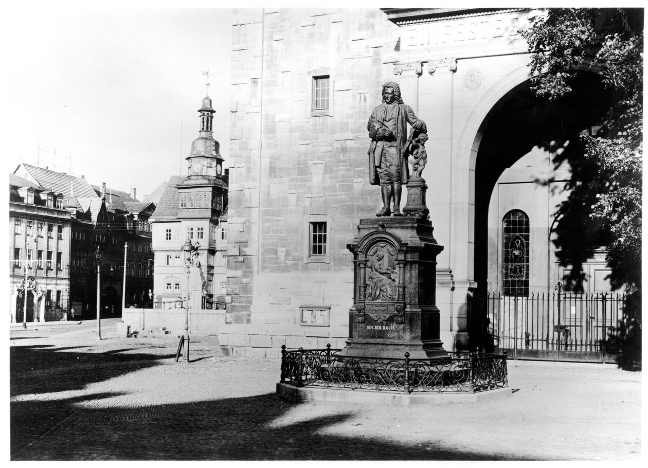 Standbeeld van Johann Sebastian Bach (1685-1750) door German School