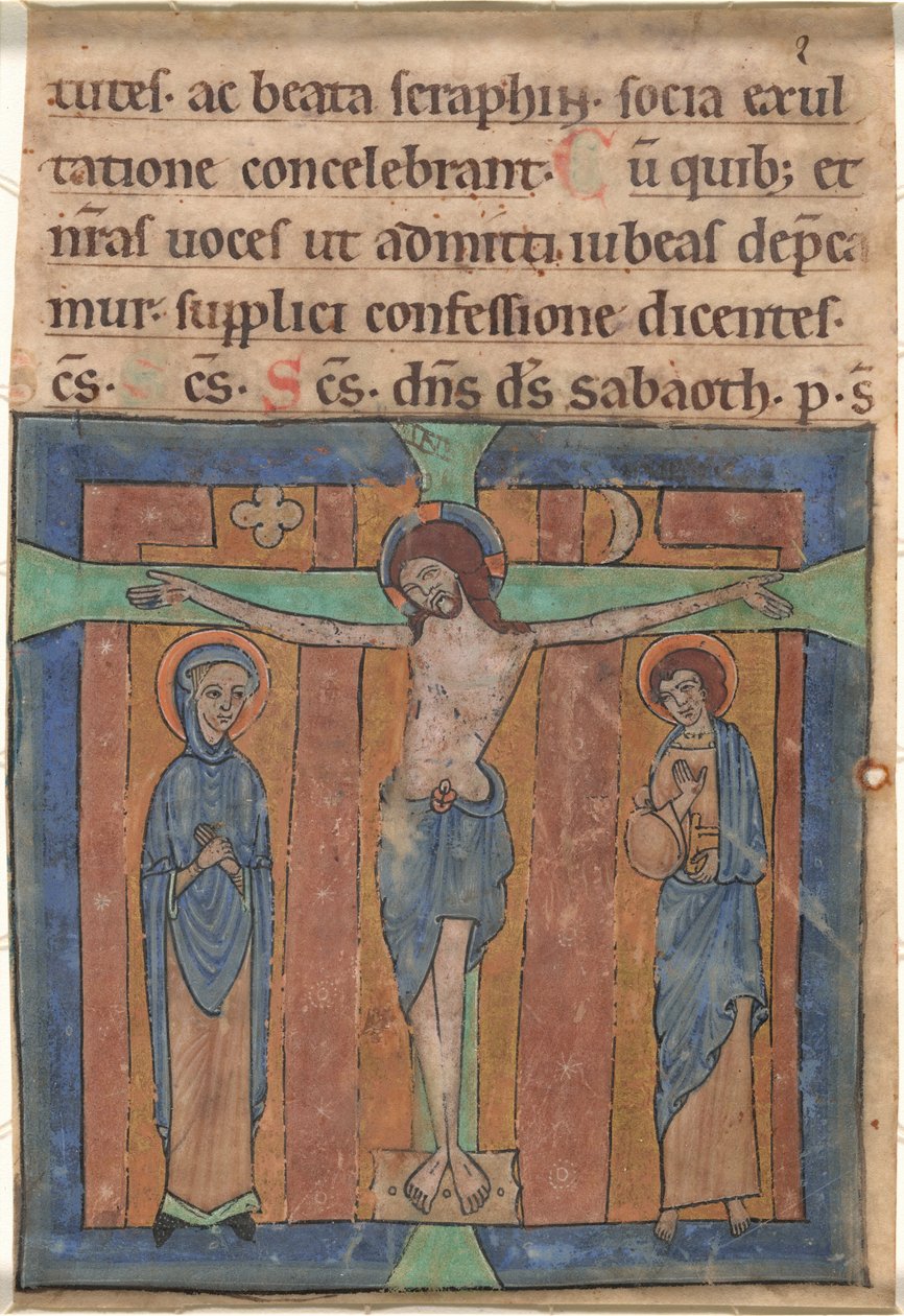 De Kruisiging door German 12th Century