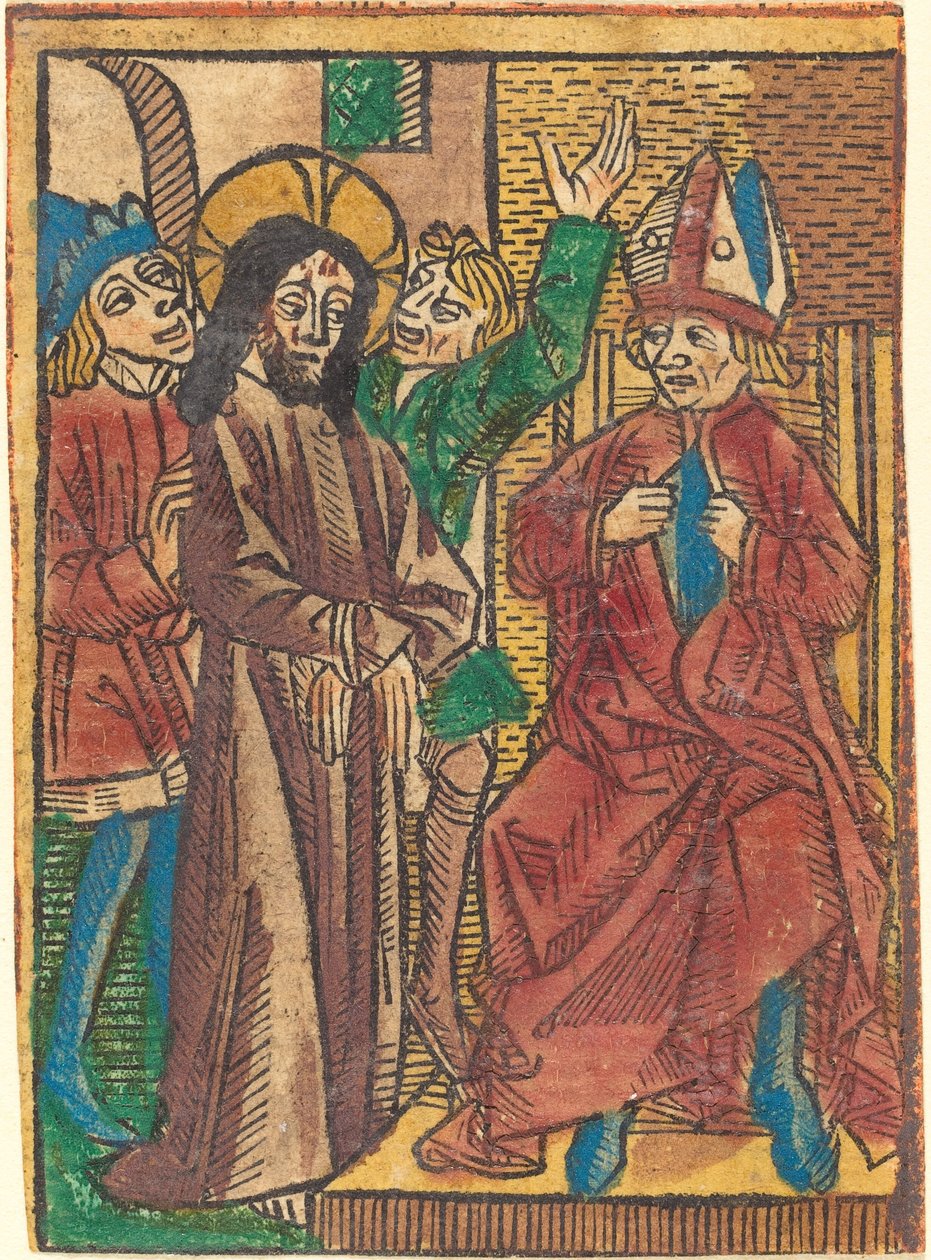 Voor Kajafas door German 15th Century