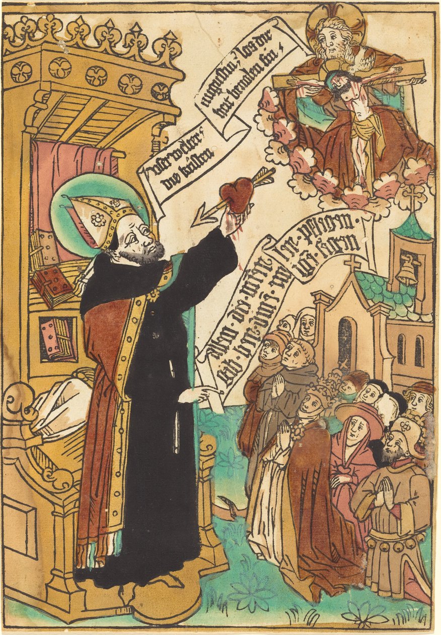 Sint Augustinus door German 15th Century