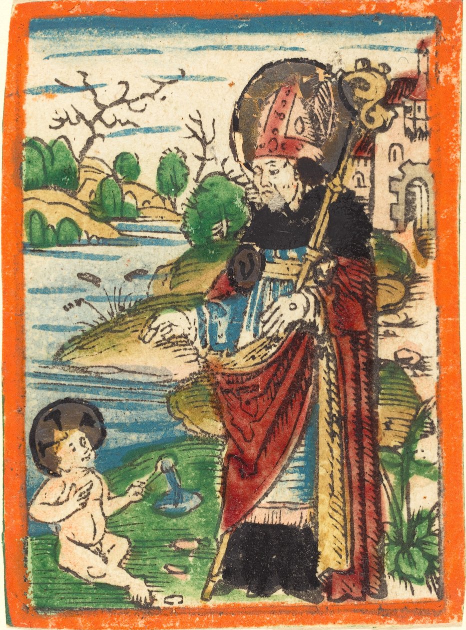 Sint Augustinus door German 15th Century