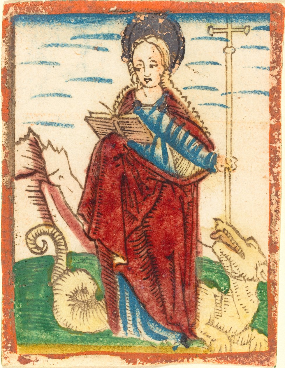 Sint Margaretha door German 15th Century
