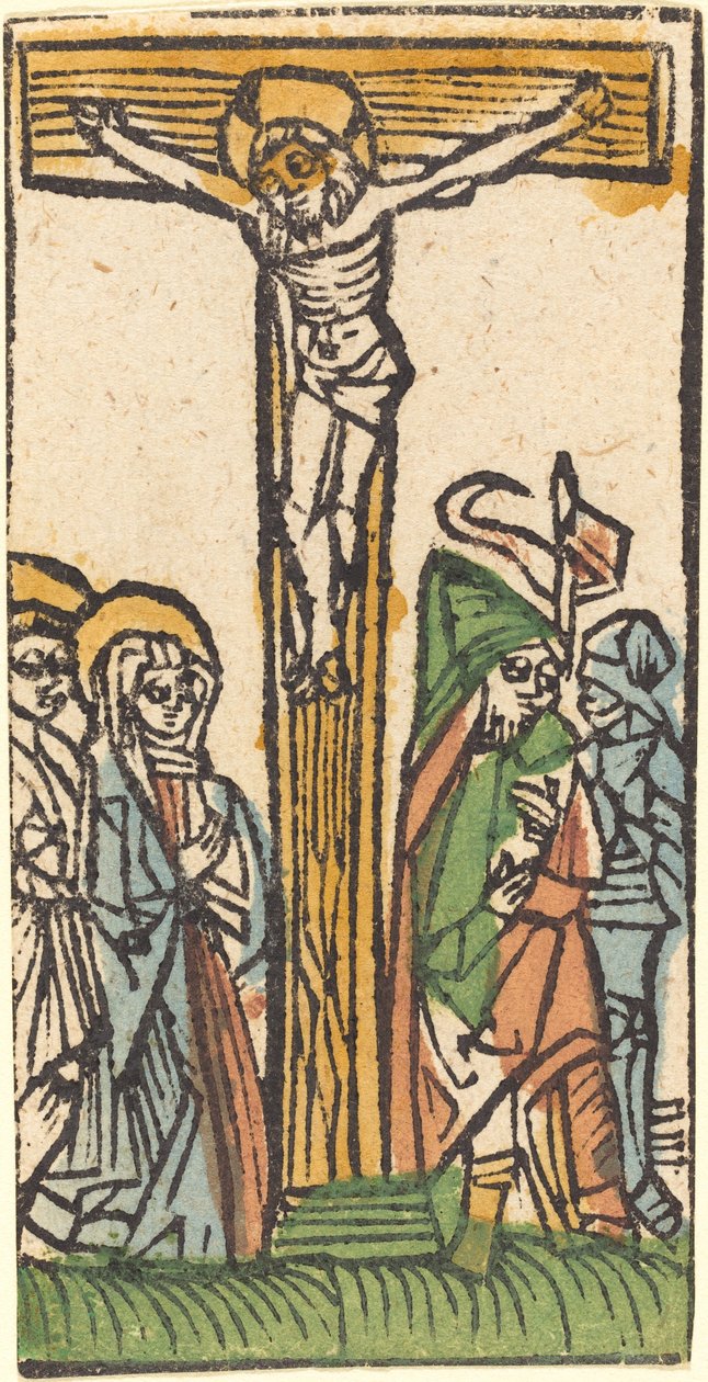 De Kruisiging door German 15th Century