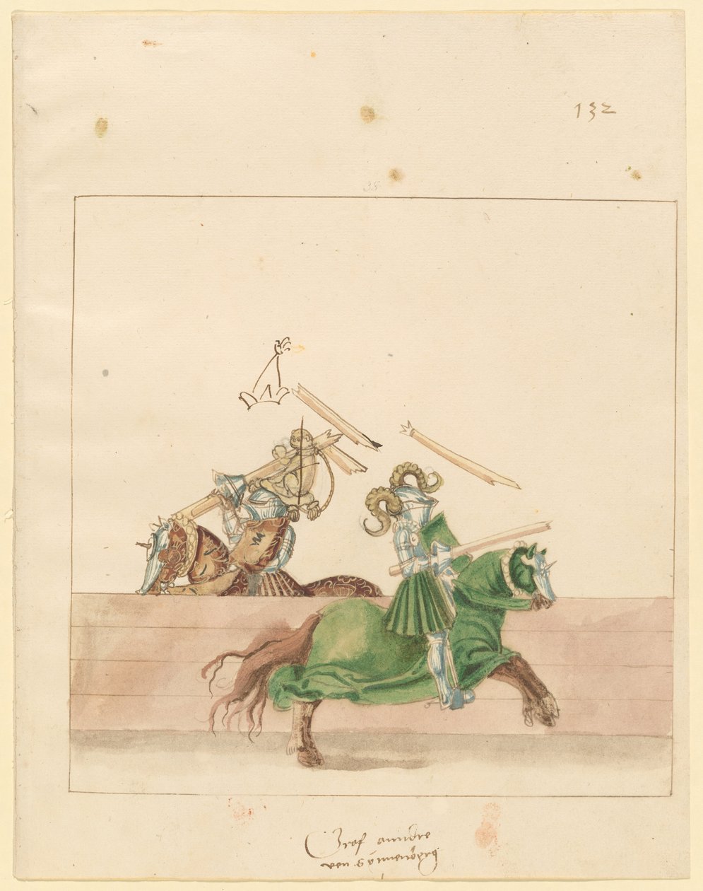 Italiaanse Vredesjoust door German 16th Century