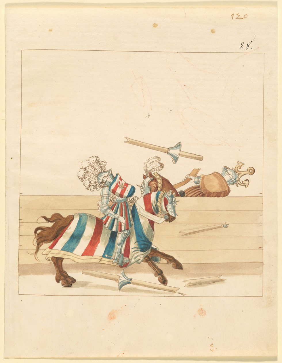 Italiaanse Vredesriddertoernooi door German 16th Century