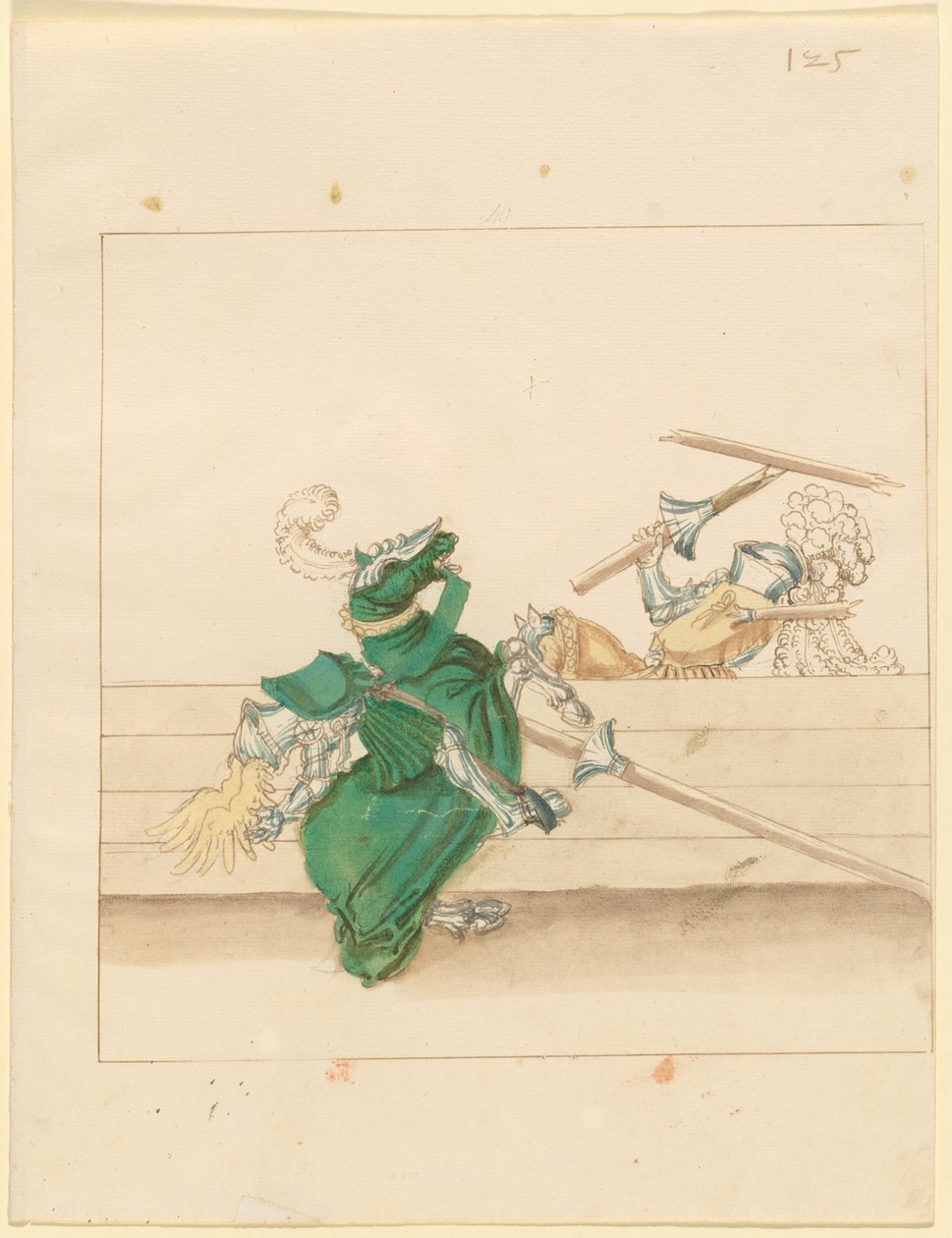 Italiaanse Vredesjoust door German 16th Century