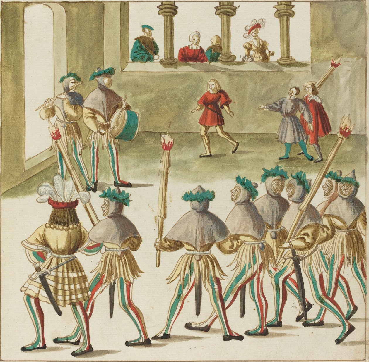 Maskerade door German 16th Century